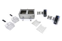 Frituurpan - 2x 13 L - 2 Manden - met Tapkraan