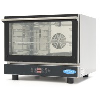 Combisteamer - 4 Bakken (1/1 GN / 60 x 40 cm) - Digitaal Display - 400V
