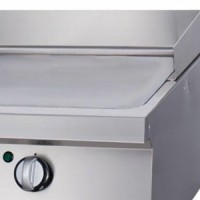 Heavy Duty Grillplaat - Glad Chroom - Dubbel - 70 cm Diep - Gas