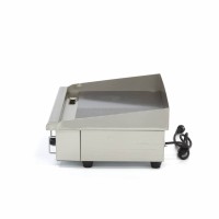 Grillplaat - Half Gegroefd - 55 cm - incl. Opvangbak