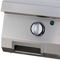 Premium Grillplaat - Glad Chroom - Enkel - 90 cm Diep - Gas