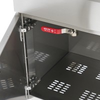 Frituurpan - 16 L - 1 Mand - met Tapkraan en Opbergruimte - 230V