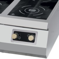 Premium Kookplaat - 4 Pitten - Inductie - Dubbel - 90 cm Diep - Elektrisch