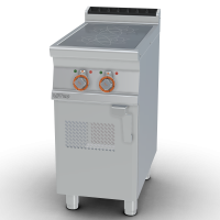 Three-phase induction cooking - 2 zones - glass cm.35x57 (included 1 Head end filler strip mod.TPA-7)