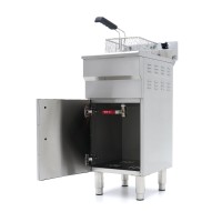 Frituurpan - 16 L - 1 Mand - met Tapkraan en Opbergruimte - 230V