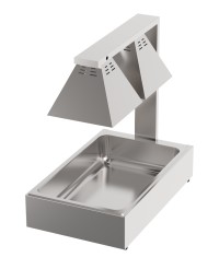 WARMHOUDLAMP 2 LAMPEN + GN1/1