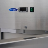 Vrieskast - 400 L - 3 Verstelbare Roosters - Roestvrijstaal - op Wielen