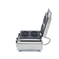 Wafelijzer - 4 Stuks - Lolly Hartjes Wafel