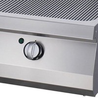 Heavy Duty Grillplaat - Gegroefd - Dubbel - 70 cm Diep - Elektrisch