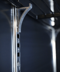 KOELKAST 1 GLASDEUR ZWART