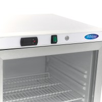 Koelkast - 200 L - Wit - met Glazen Deur