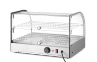 Opzet warmhoudvitrine tweelaags