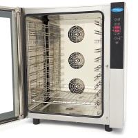 Combisteamer - 10 Bakken (1/1 GN / 60 x 40 cm) - Digitaal Display - 400V
