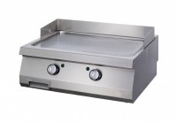 Heavy Duty Grillplaat - Glad Chroom - Dubbel - 70 cm Diep - Gas
