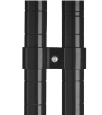 SET VAN 2 KOPPELBEUGELS ZWART