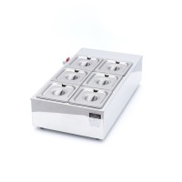 Chocoladesmelter - 6 x 1/6 GN 10 cm