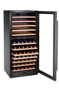 Wijnkoeler, 2 zones, 124 flessen
