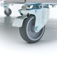 Vrieskast - 1200 L - 6 Verstelbare Roosters (2/1 GN) - Rvs - op Wielen