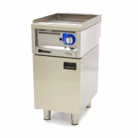 Horeca Grillplaat - Gegroefd - Enkel - 60 cm Diep - Gas