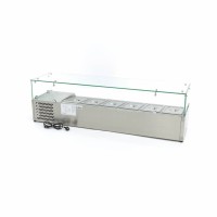 Opzetkoelvitrine - 150 cm - 6 x 1/3 GN Bakken