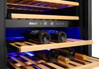 Wijnkoeler, 2 zones, 72 flessen