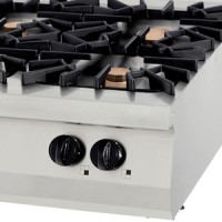 Premium Kookplaat - 4 Pitten - Dubbel - 90 cm Diep - Gas