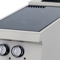 Heavy Duty Kookplaat - 2 Pitten - Infrarood - Enkel - 70 cm Diep - Elektrisch