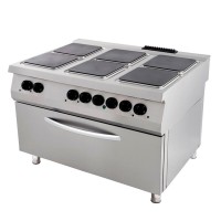 Premium Fornuis - 6 Pitten - Driedubbel - 90 cm Diep - incl. Brede Oven - Elektrisch