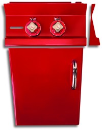 EXTRA COST for door and control panel of 60/70/90 series painted RAL3000 opaque "FLAME RED"