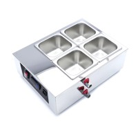 Chocoladesmelter - 4 x 1/6 GN 10 cm