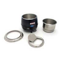 Soepketel - 13 L - Uitneembare binnenpan - met Dekselklep & Lepeluitsparing