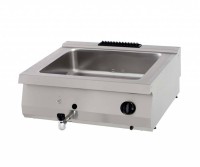 Heavy Duty Bain Marie - Dubbel - 70 cm Diep - Gas