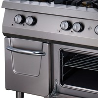 Premium Fornuis - 6 Pitten - Driedubbel - 90 cm Diep - incl. Oven - Gas