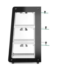 Opzet warmhoudvitrine