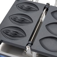 Wafelijzer - 3 Stuks - Vagina - Draaibaar