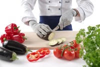 Snijbestendige handschoenen, gecertificeerd – set van 2 stuks.