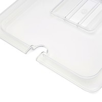 Gastronorm Deksel - 1/2 GN - Polycarbonaat - met Uitsparing