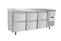 Koeltoonbank met 6 laden