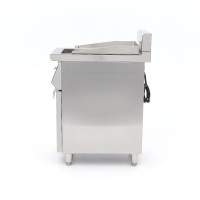 Inductie Grillplaat 700 - Glad - 5000W - Enkel - met Onderstel