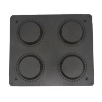 Tartelette Vorm - Rond - 124/ 100 mm - 4 stuks