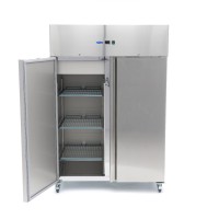 Vrieskast - 1200 L - 6 Verstelbare Roosters (2/1 GN) - Rvs - op Wielen