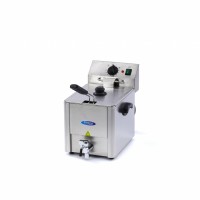 Frituurpan - 8 L - 1 Mand - met Tapkraan