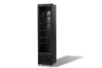 KOELKAST 1 GLASDEUR SMAL ZW