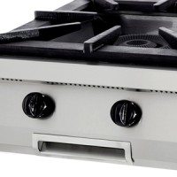 Premium Kookplaat - 1 Pit - Dubbel - 90 cm Diep - Gas