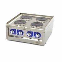 Kookplaat Horeca - 4 Pitten - Dubbel - 60 cm Diep - 400V