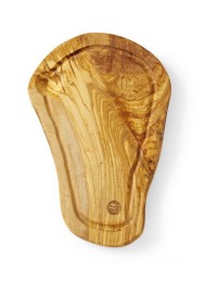 Serveerplank met groef, olijfhout