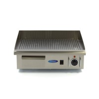 Grillplaat - Gegroefd - 55 cm - incl. Opvangbak