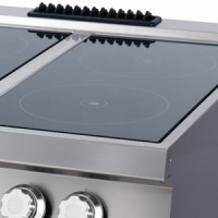 Premium Kookplaat - 4 Pitten - Infrarood - Dubbel - 90 cm Diep - Elektrisch