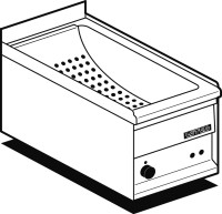 Electric Fry dump - Basin GN 1/2 15h with perforated double bottom 