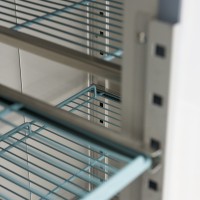 Vrieskast - 1200 L - 6 Verstelbare Roosters (2/1 GN) - Rvs - op Wielen